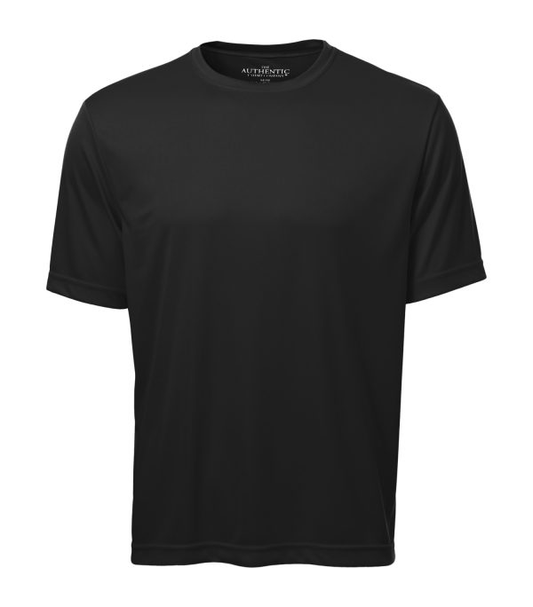 Men Polyster T-shirt Black